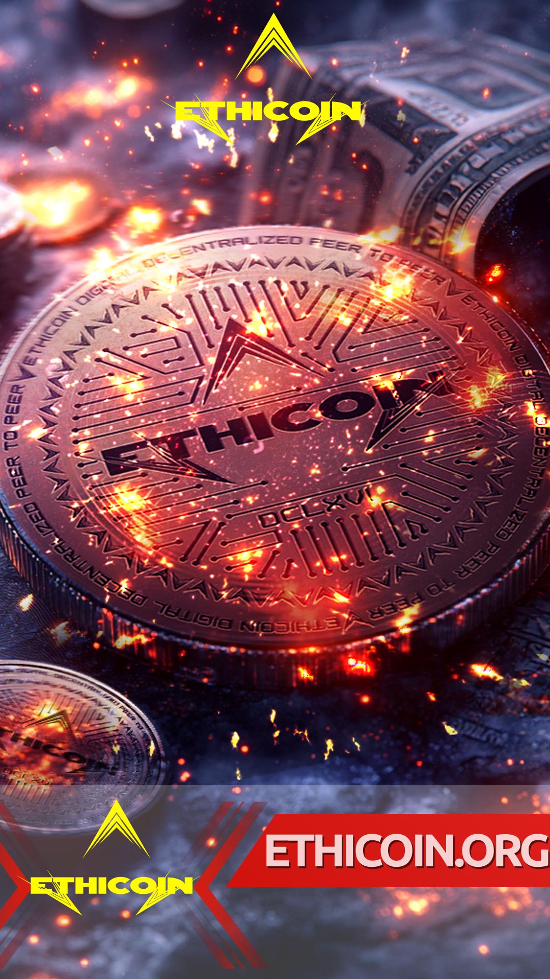 Ethicoin global network visualization related to Hong Kong's crypto initiative